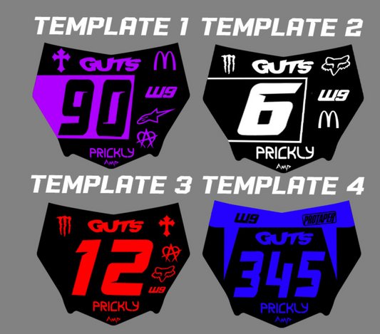 Motocutz Decal Plate